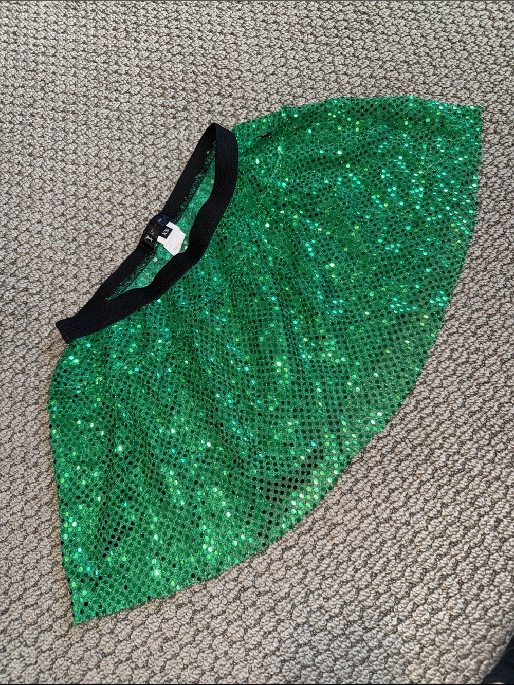 Sparkle Athletic Green Sequin Skirt XS